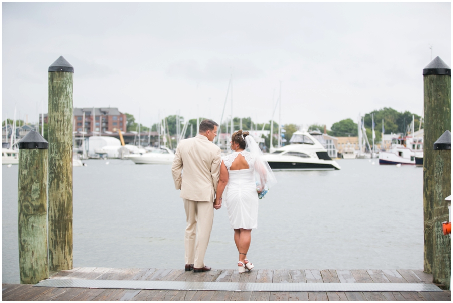 Annapolis Elopement Photographer - City Dock Navy Wedding