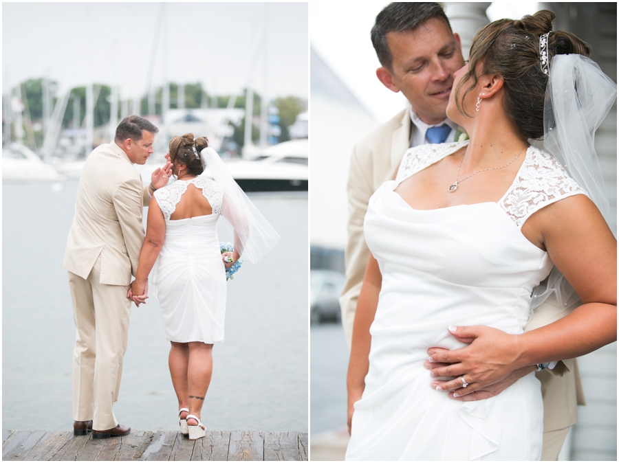 Annapolis Elopement Photographer - City Dock Navy Wedding