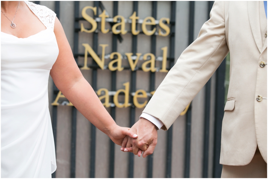 Annapolis Elopement Photographer - City Dock Navy Wedding