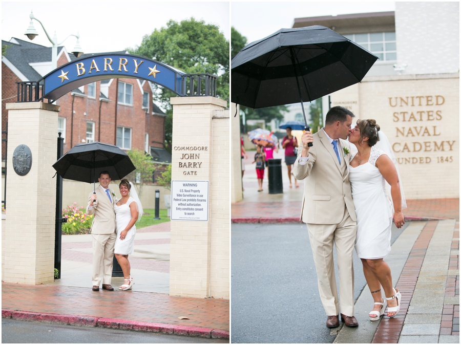 Annapolis Elopement Photographer - City Dock Navy Wedding