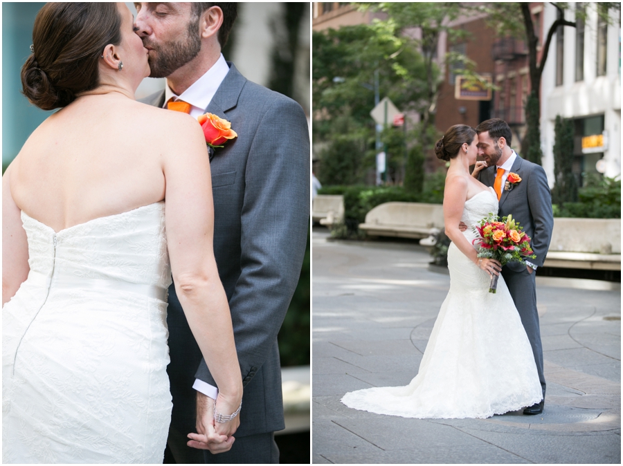 Financial District NYC Wedding - India House Club First Look