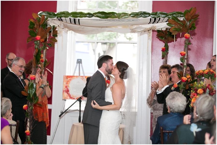 India House Club Wedding Ceremony - Red Room - Destination Wedding Photographer