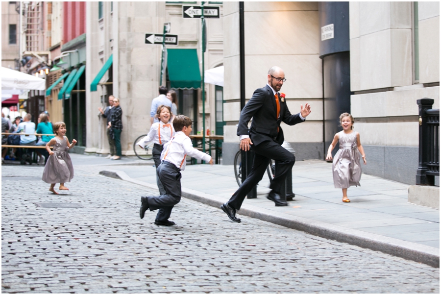 India House Club Wedding Party - Stone Street NYC Destination Wedding