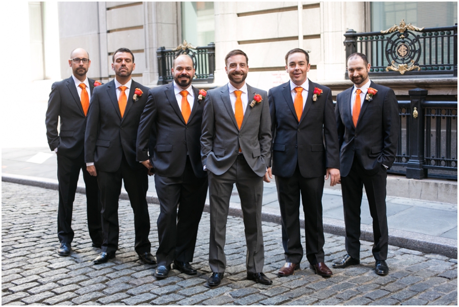 India House Club Wedding Party - Stone Street NYC Destination Wedding