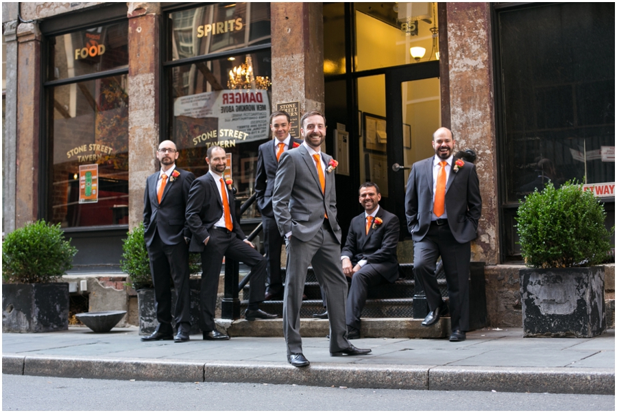 India House Club Wedding Party - Stone Street NYC Destination Wedding