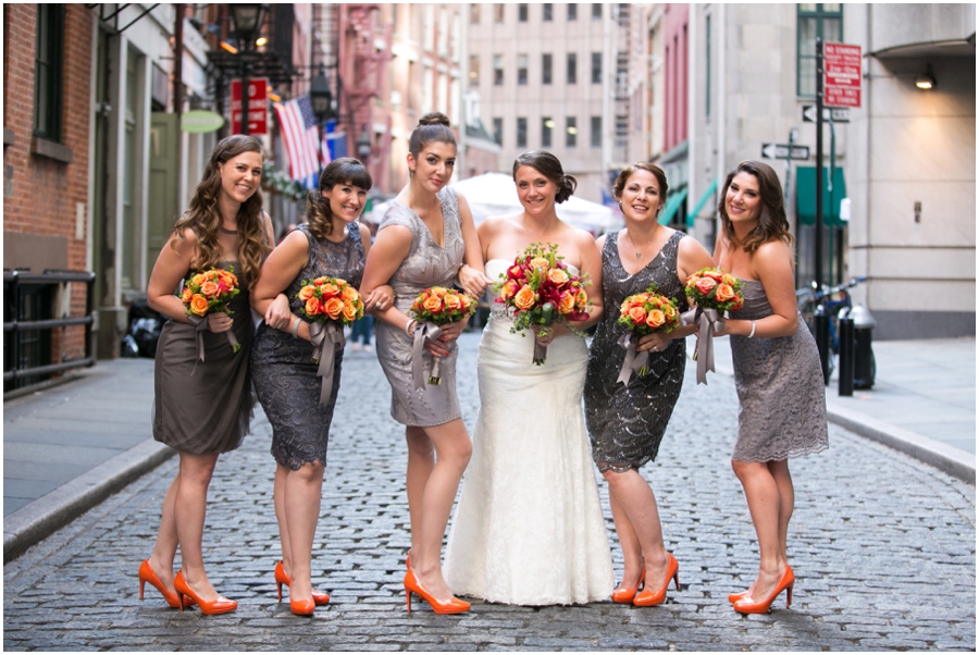 India House Club Wedding Party - Stone Street NYC Destination Wedding