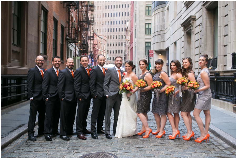 India House Club Wedding Party - Stone Street NYC Destination Wedding