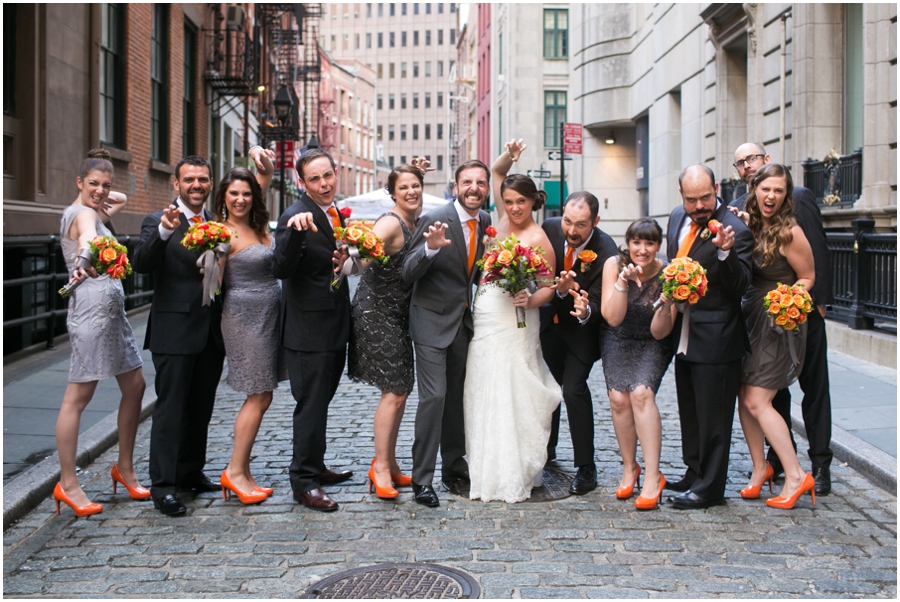 India House Club Wedding Party - Stone Street NYC Destination Wedding