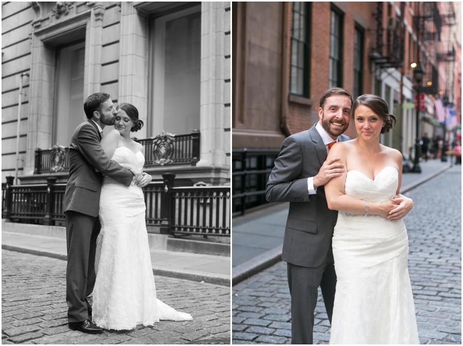 Stone Street NYC Destination Wedding Photographer