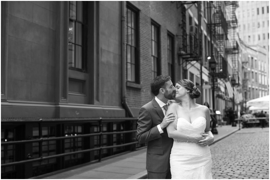 Stone Street NYC Destination Wedding Photographer