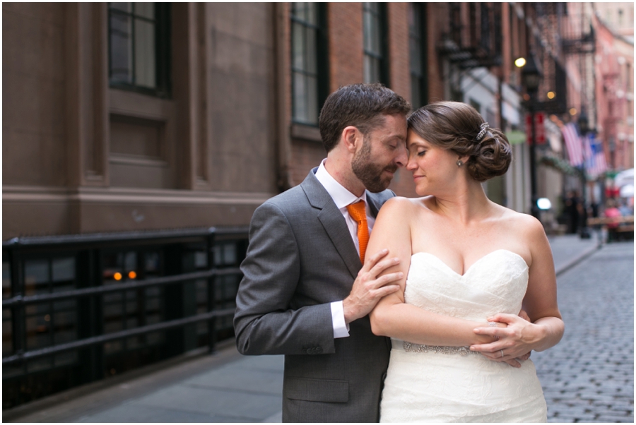 Stone Street NYC Destination Wedding Photographer