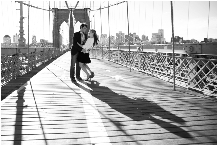 NYC Brooklyn Bridge Engagement Session - Destination Engagement Photographer