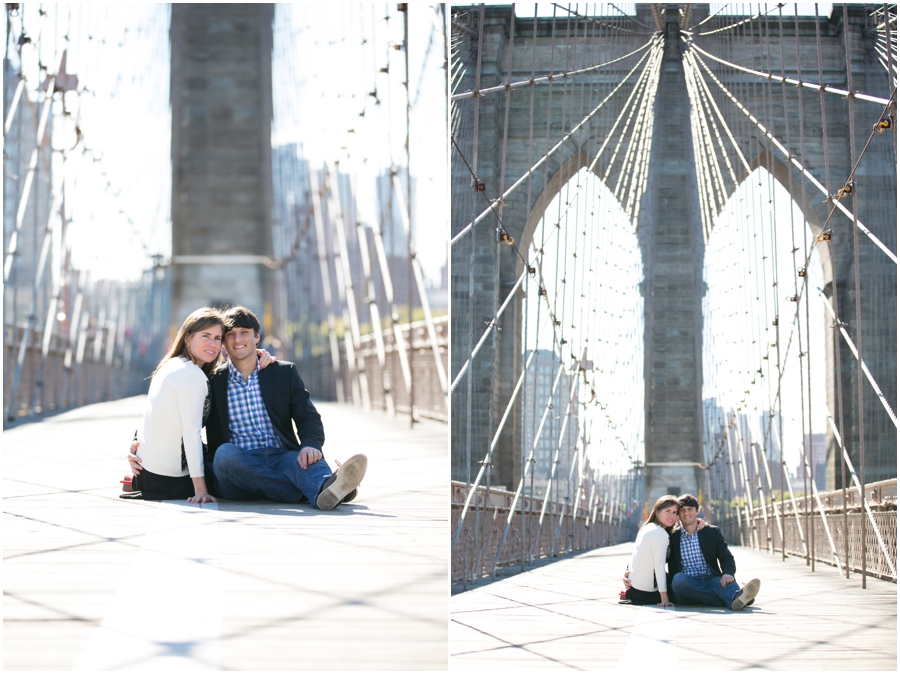 NYC Brooklyn Bridge Engagement Session - Destination Engagement Photographer