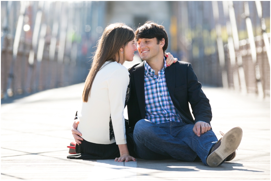 NYC Brooklyn Bridge Engagement Session - Destination Engagement Photographer