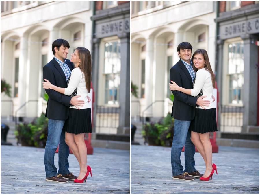 New York City Seaport Engagement Session - Destination Engagement Photographer