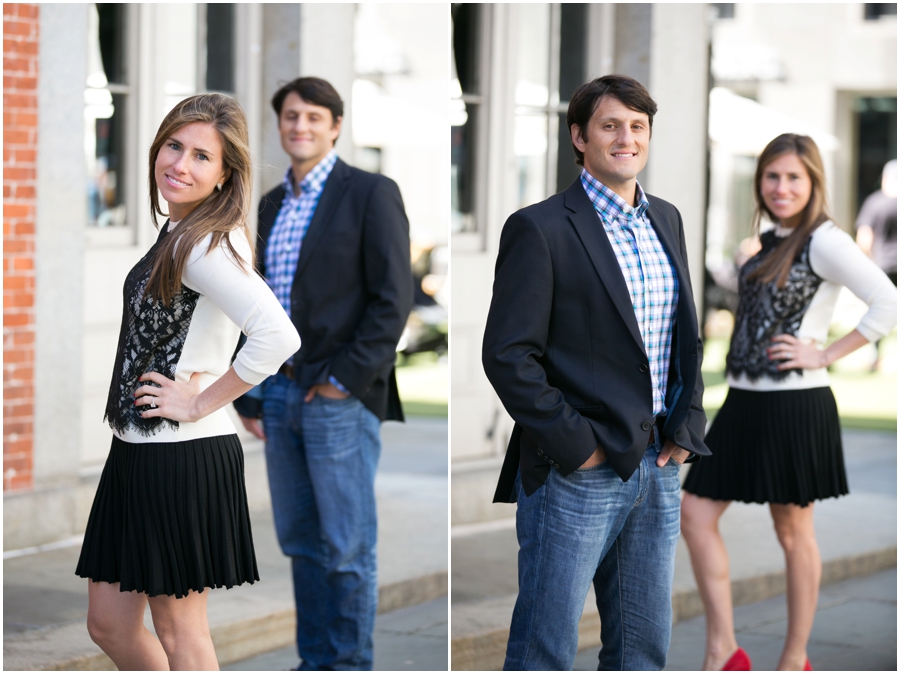 NYC Seaport Engagement Session - Destination Engagement Photographer