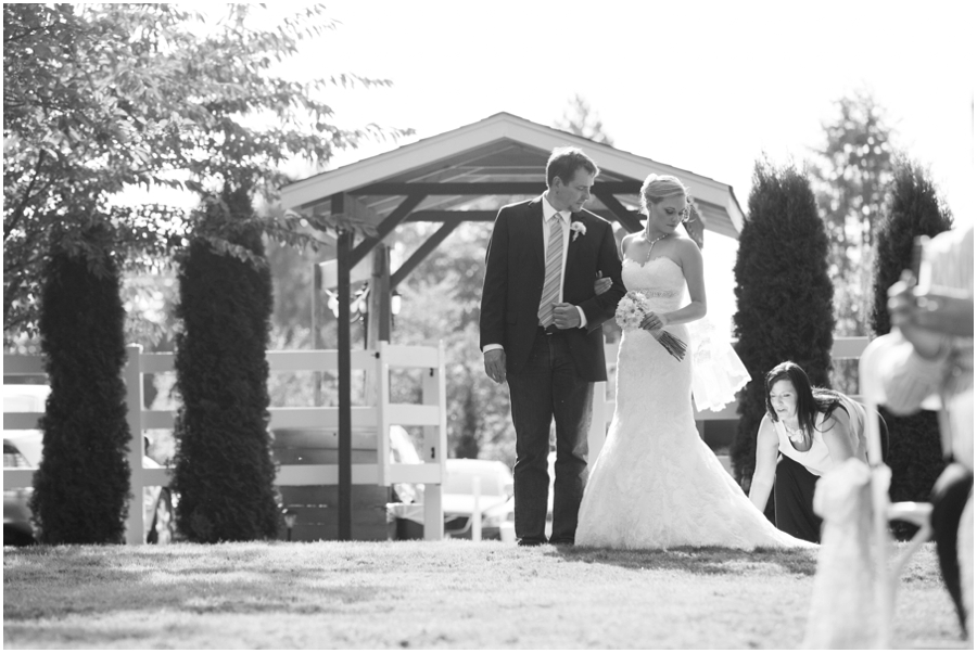 Seattle Destination Wedding Ceremony - Wine and Roses Country Estate Wedding