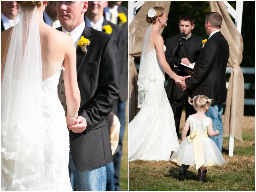 Seattle Destination Wedding Ceremony - Wine and Roses Country Estate Wedding