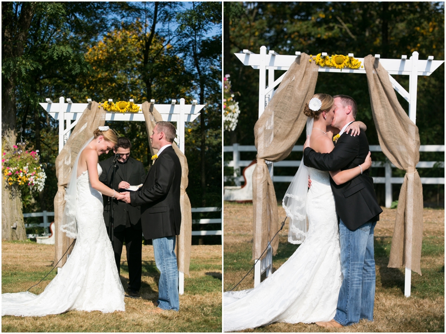 Seattle Destination Wedding Ceremony - Wine and Roses Country Estate Wedding