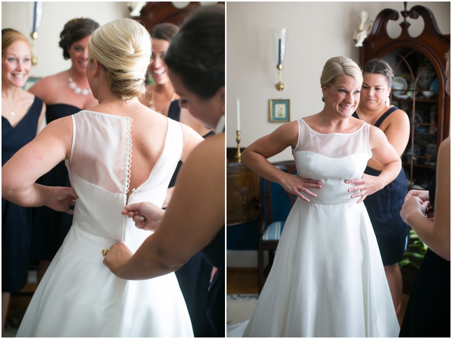 Augusta Jones Bridal Gown - Marilyn dress - Towson Wedding Photographer