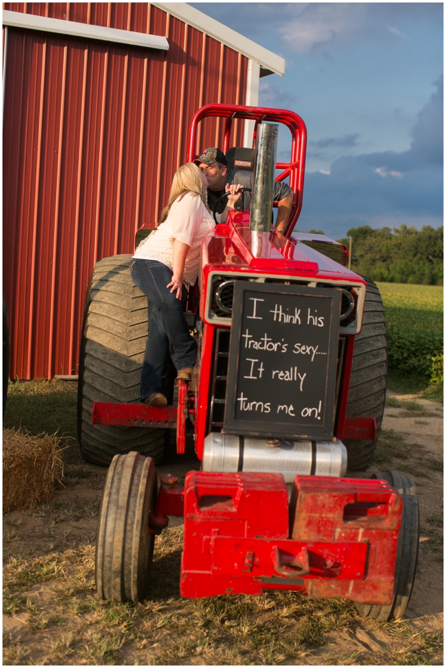 Tractor Farm Engagement - Traveling Philadelphia Engagement Photographer