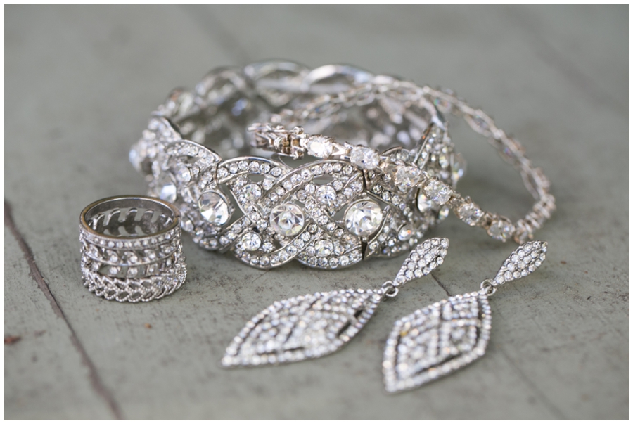 Chic Tidewater Inn Wedding Jewelry - Easton Wedding Photography