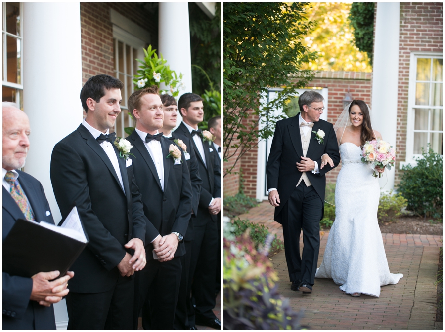 The Tidewater Inn Wedding Ceremony - Philadelphia Destination Wedding Photographer