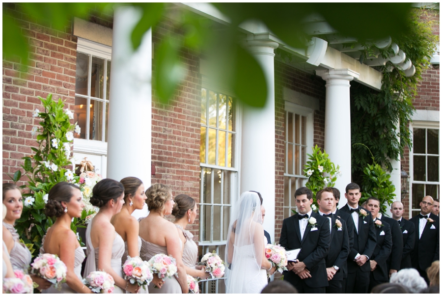 The Tidewater Inn Wedding Ceremony - Philadelphia Destination Wedding Photographer