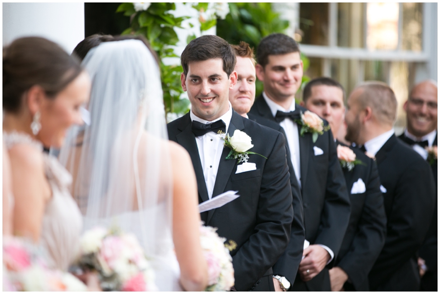 The Tidewater Inn Wedding Ceremony - Philadelphia Destination Wedding Photographer