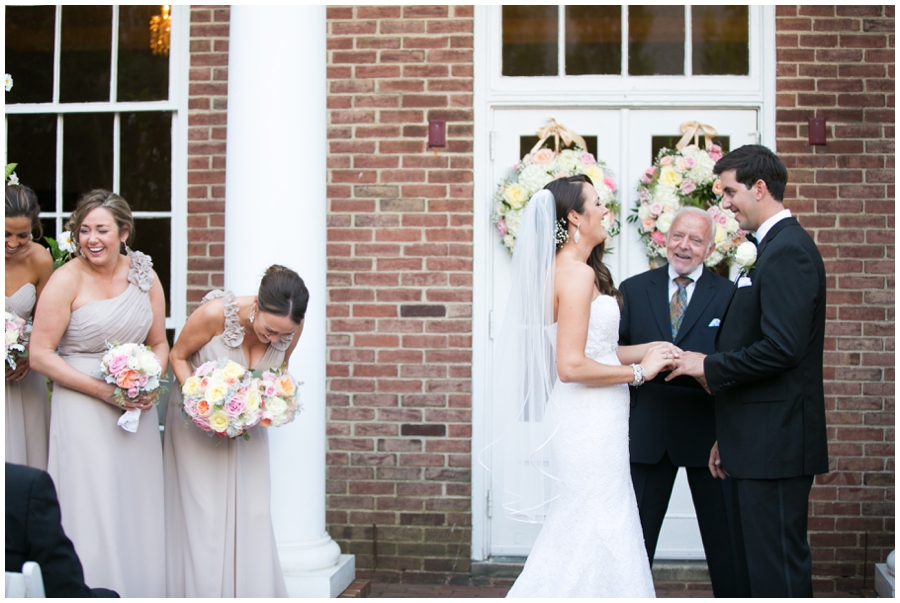 The Tidewater Inn Wedding Ceremony - Philadelphia Destination Wedding Photographer