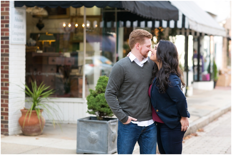 Maryland Avenue Annapolis Engagement Photographs - Mallory and PJ