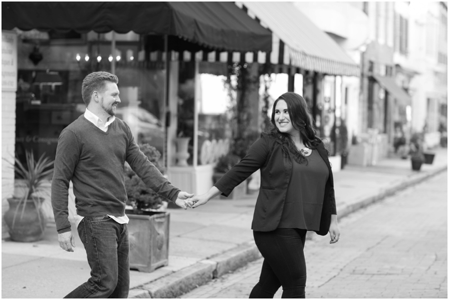 Maryland Avenue Annapolis Engagement Photographs - Mallory and PJ