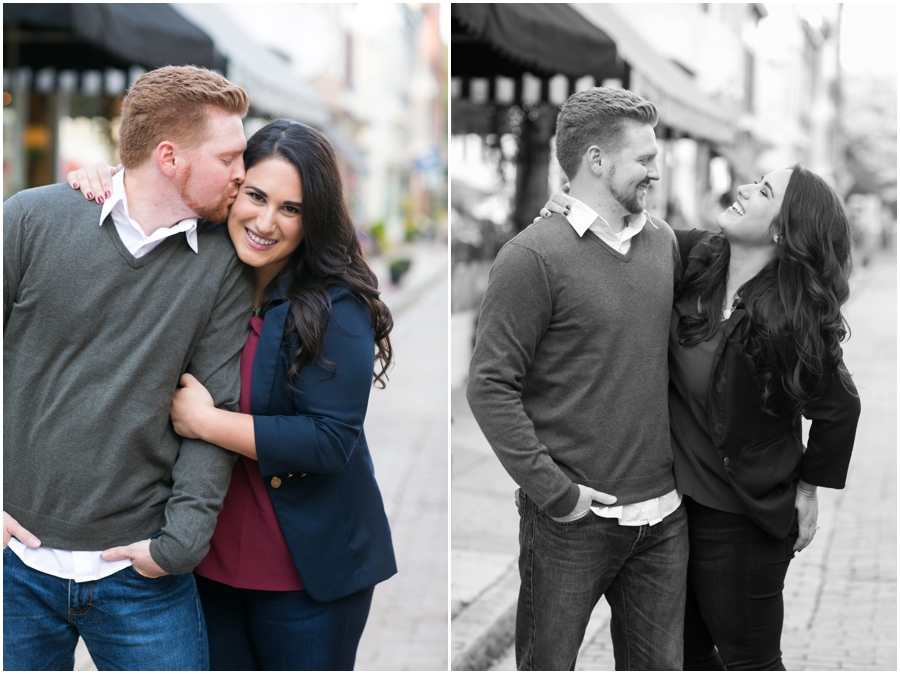 Maryland Avenue Annapolis Engagement Photographs - Mallory and PJ