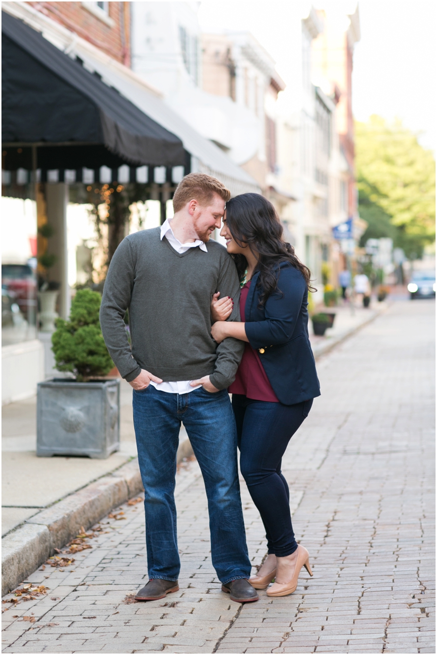 Maryland Avenue Annapolis Engagement Photographs - Mallory and PJ