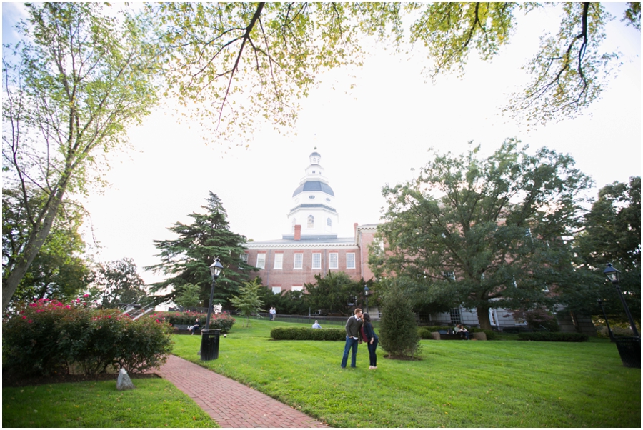 Maryland State House Engagement Photographs - Mallory and PJ