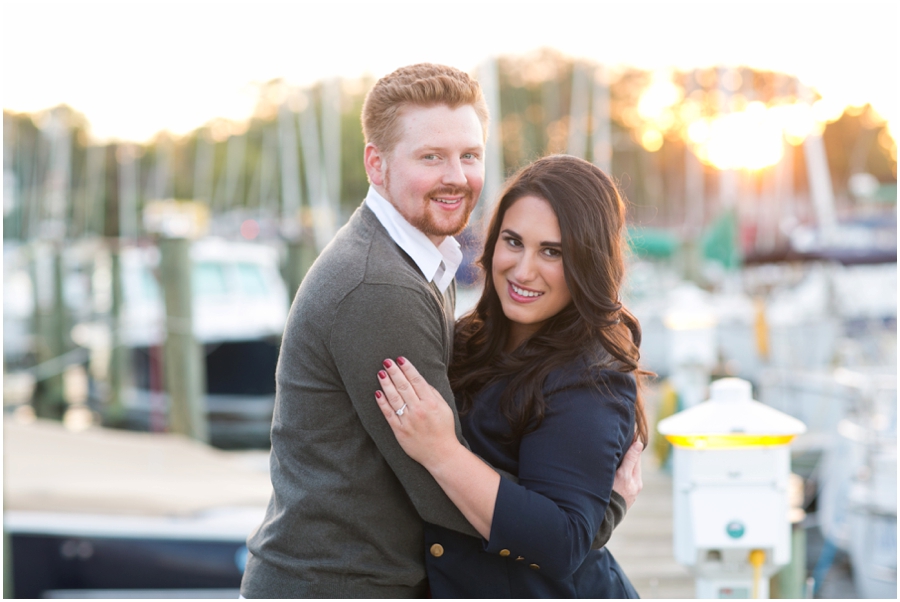 City Dock Engagement Photographs - Mallory and PJ