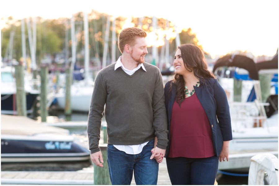 City Dock Engagement Photographs - Mallory and PJ