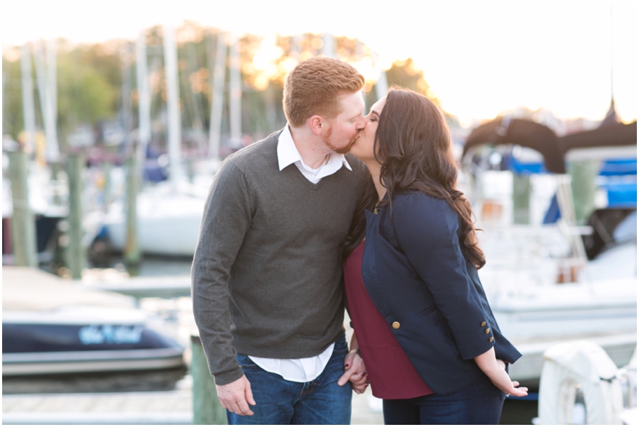 City Dock Engagement Photographs - Mallory and PJ