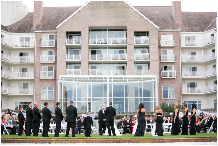 Hyatt Regency Chesapeake Bay Outdoor Ceremony Photograph