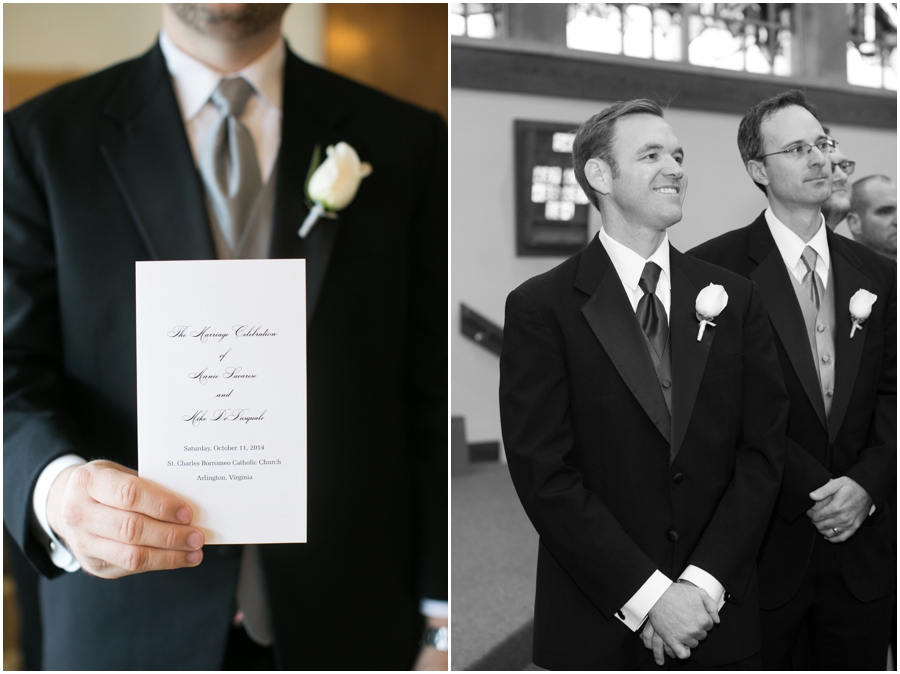 Arlington Wedding Photographer - St Charles Borromeo Church Wedding Ceremony