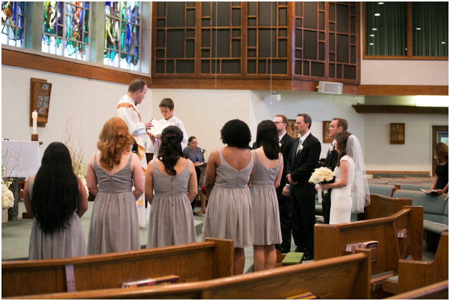 Arlington Wedding Photographer - St Charles Borromeo Church Wedding Ceremony