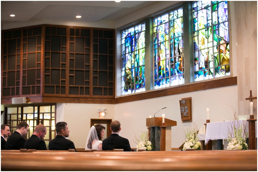 Arlington Wedding Photographer - St Charles Borromeo Church Wedding Ceremony