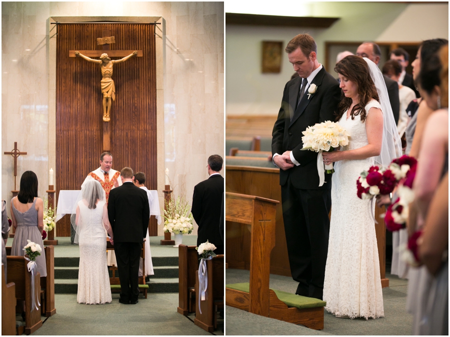 Arlington Wedding Photographer - St Charles Borromeo Church Wedding Ceremony