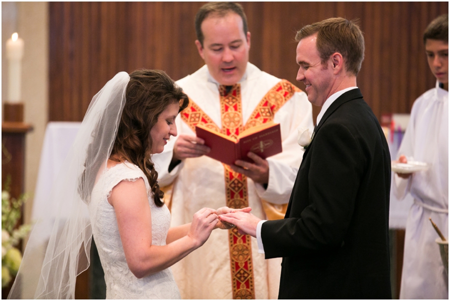 Arlington Wedding Photographer - St Charles Borromeo Church Wedding Ceremony