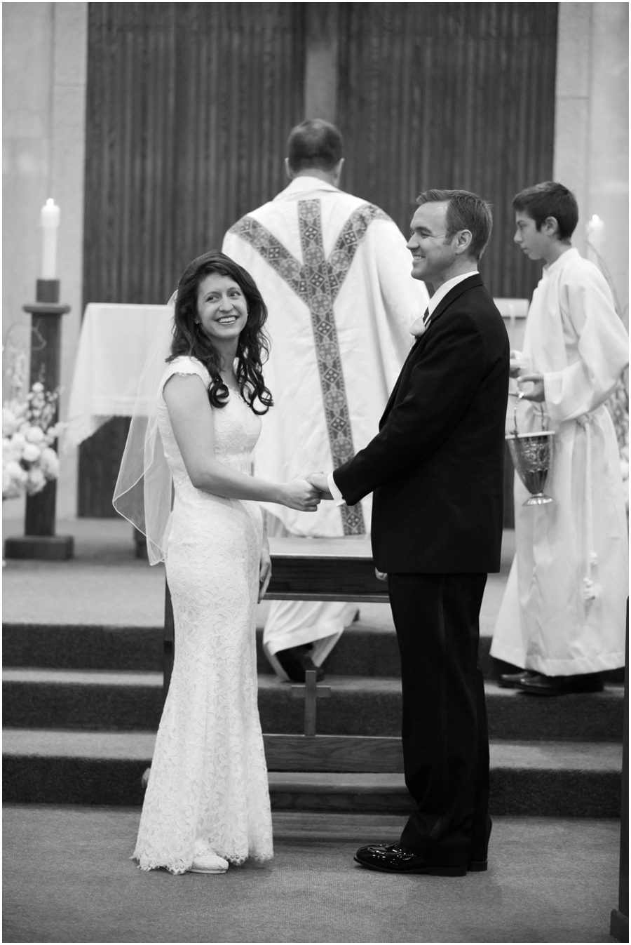 Arlington Wedding Photographer - St Charles Borromeo Church Wedding Ceremony