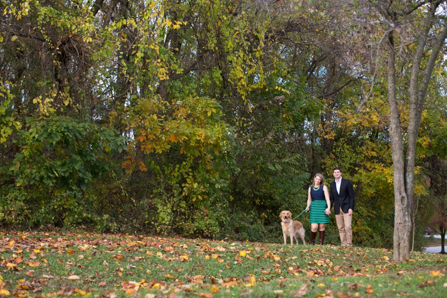 Centennial Lake Fall Engagement