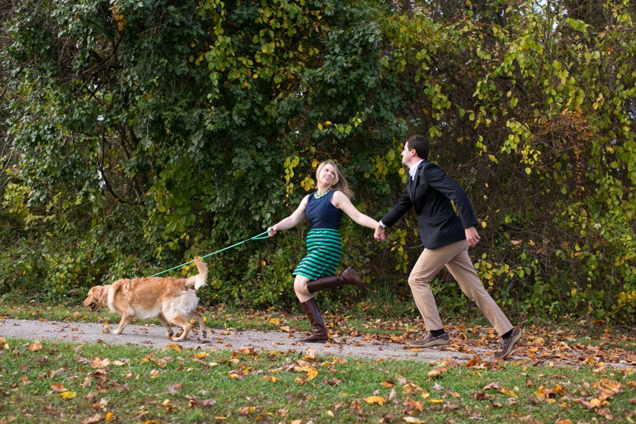 Centennial Lake Fall Engagement Photographer