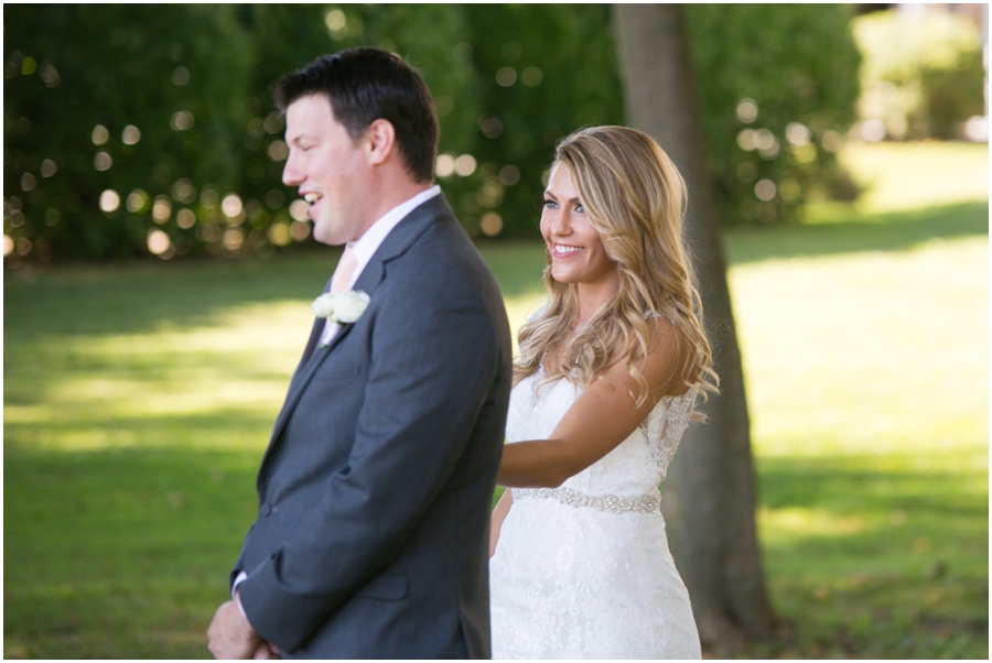 Kent Manor Inn First Look - Eastern Shore Wedding Photographer