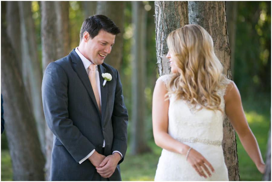 Kent Manor Inn First Look - Eastern Shore Wedding Photographer