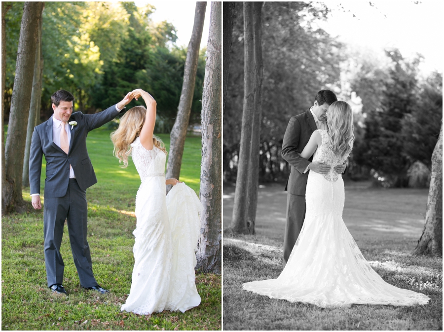 Kent Manor Inn First Look - Eastern Shore Wedding Photographer